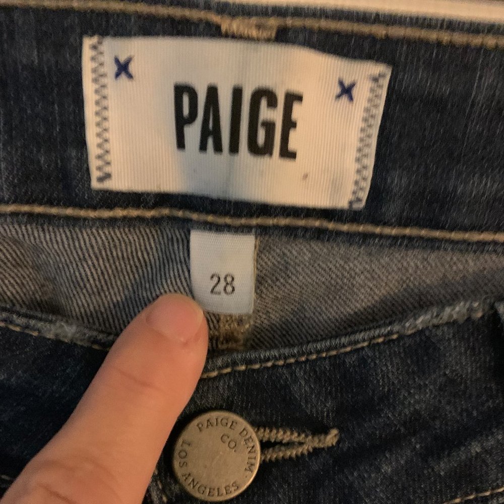 Paige Skyline Skinny Jeans size 28